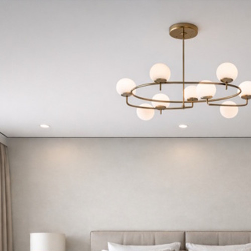 Стоимость теневого потолка в спальне