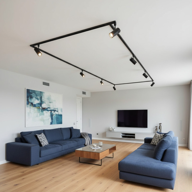 Потолок с треками