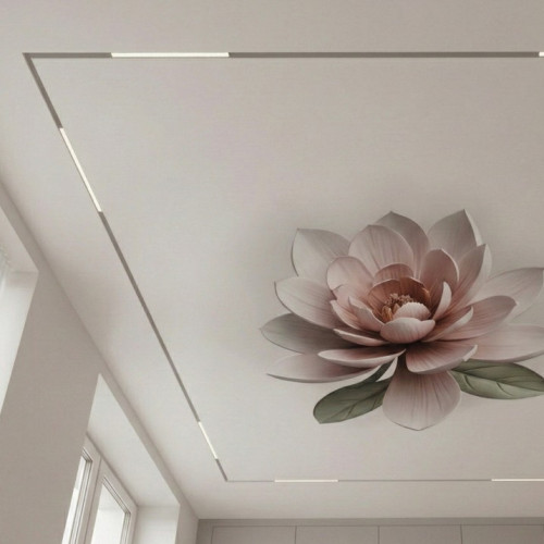 Цена и фото 3d натяжного потолка