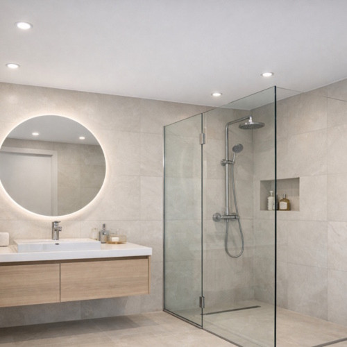 Потолок со звукоизоляцией в ванной комнате