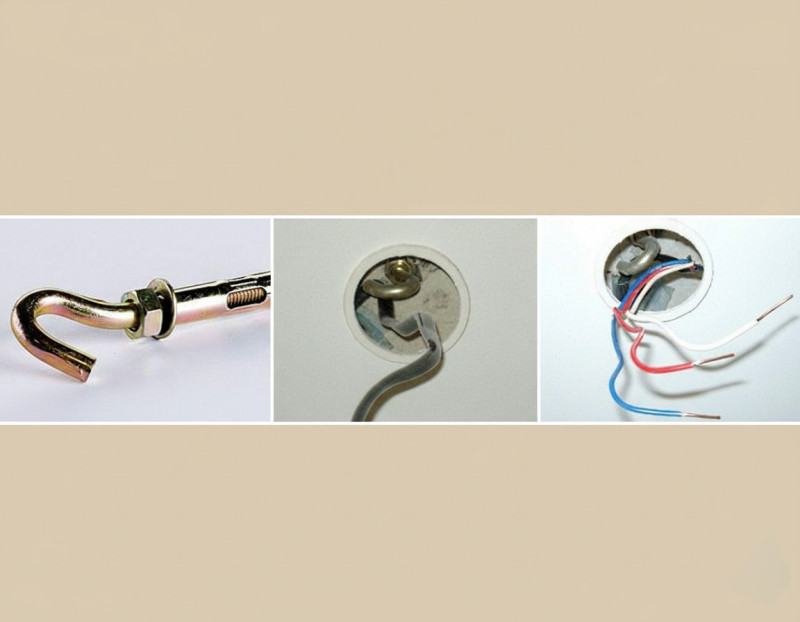 Крепления для люстры