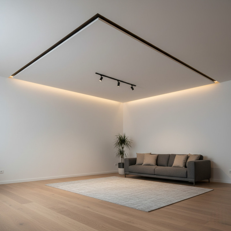 Потолок с треками