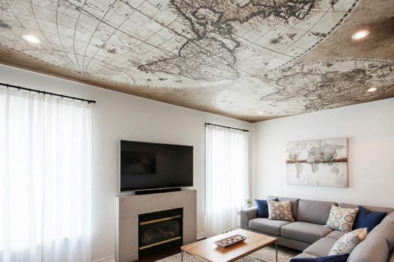 потолок с фотопечатью