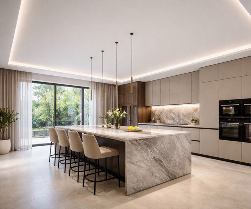 Цена потолка с подсветкой