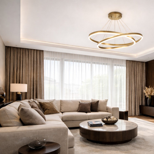 Немецкий натяжной потолок с подсветкой