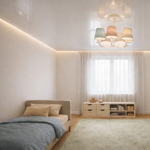 Цена натяжного потолка в детскую в Москве