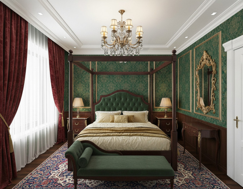 Матовый в спальне