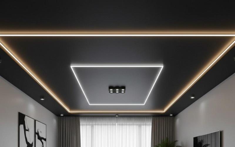 Черный с подсветкой