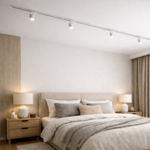 Стоимость натяжного потолка с электрокарнизом